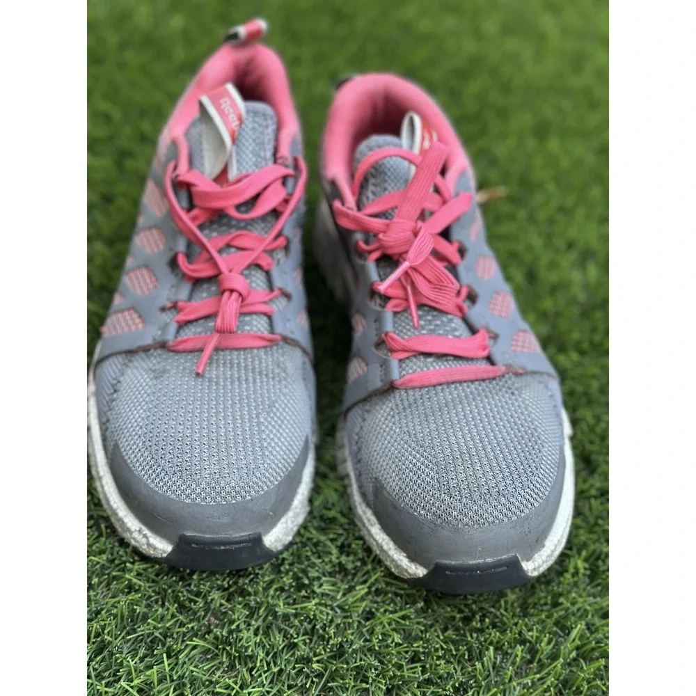Reebok Work RB312 Fusion Flexweave Safety Toe Women's Size 10 Gray Pink